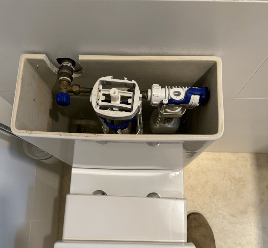 Blocked toilet and sink drain plumbing service